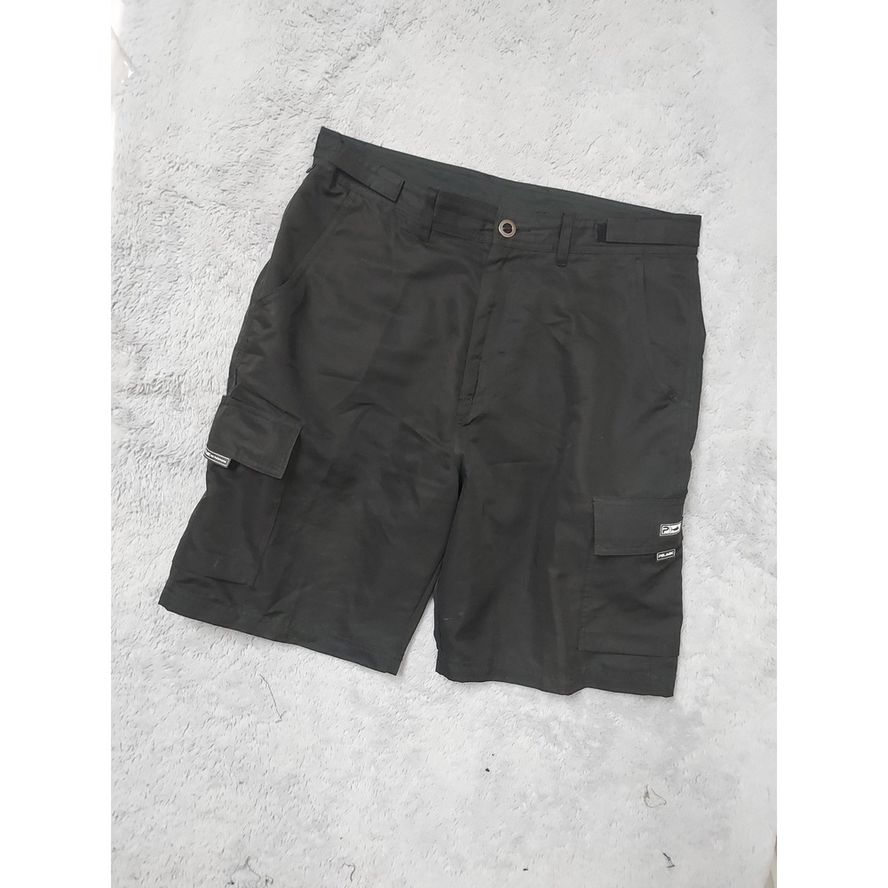 Pelagic Shorts Mens 34 Cargo Fishing Performance Black Hybrid Boating Beach